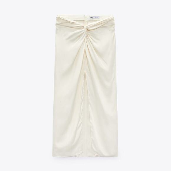 ZARA BLOGGER FAVE!!! High-Waisted Midi Skirt NWT - Picture 15 of 16